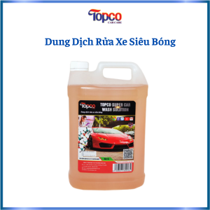 Dung dịch rửa xe siêu bóng Topco