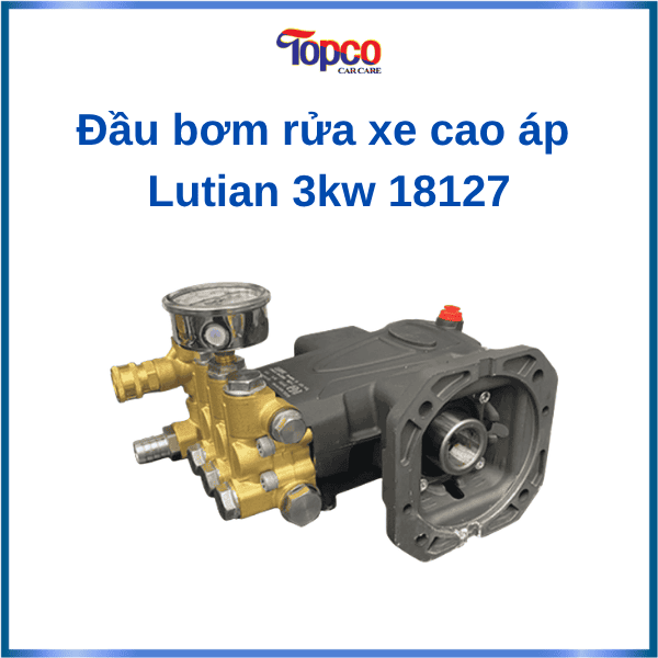 Đầu bơm rửa xe cao áp Lutian 3kw 18127 Đầu bơm rửa xe cao áp Lutian 3kw 18127