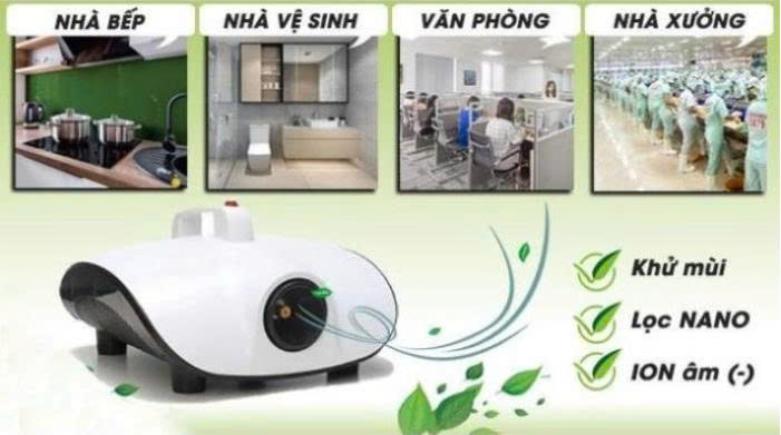 Máy xông khử mùi khử khuẩn 950W