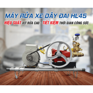 Máy rửa xe dây đai 3hp HL45