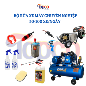 Bộ rửa xe ô tô chuyên nghiệp đón 50-100 xe/ngày