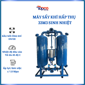 máy sấy khí hấp thụ 33m³