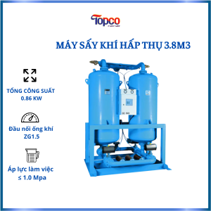 Máy sấy khí hấp thụ 3.8m³
