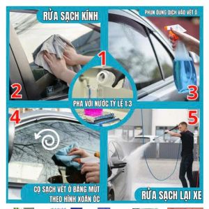 Dung dịch tẩy ố kính Topco