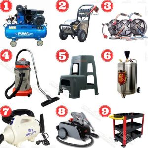 bộ dụng cụ rửa xe chăm sóc xe ô tô