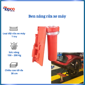 Ben nâng rửa xe máy